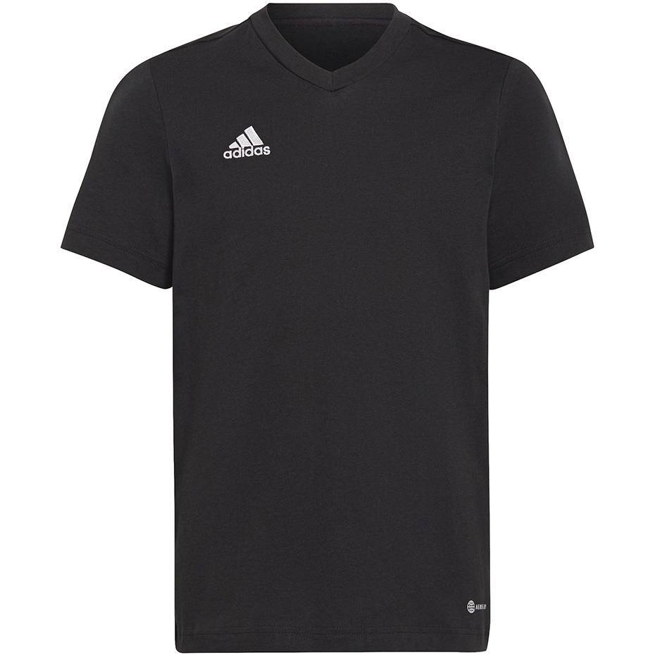 Koszulka dla dzieci adidas Entrada 22 Tee czarna HC0443 | | - Grizzz Sport