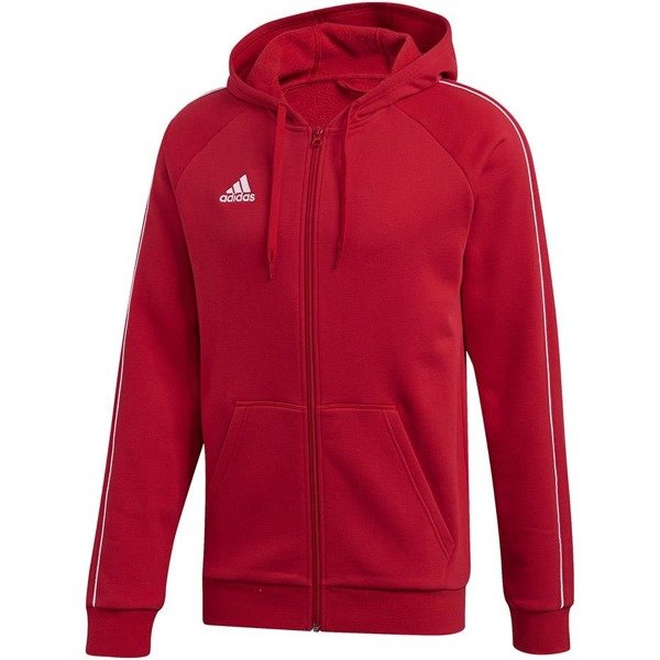 Adidas men's sweatshirt   Core18 FZ Hoody red FT8071