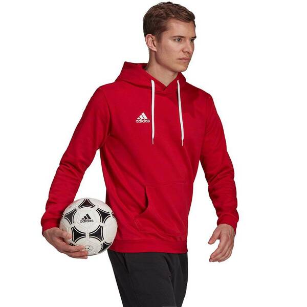 Bluza męska adidas Entrada 22 Hoody czerwona H57514