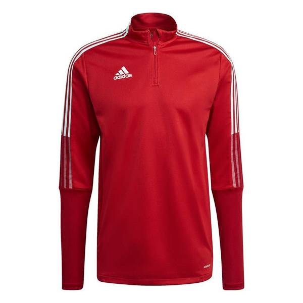 Bluza męska adidas Tiro 21 Training Top czerwona GH7303