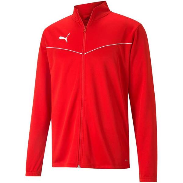 Bluza męska Puma teamRISE Training Poly Jacket czerwona 657392 01